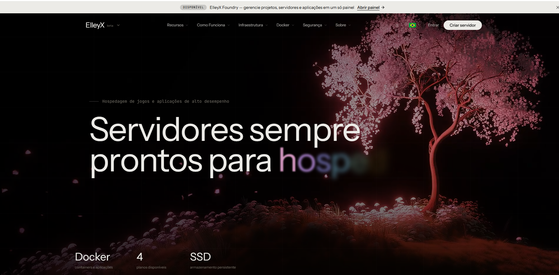 Painel de Jogos ElleyX